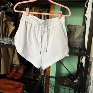 White Athletic Shorts